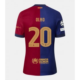 Barcelona Dani Olmo #20 Hemmakläder 2024-25 Kortärmad